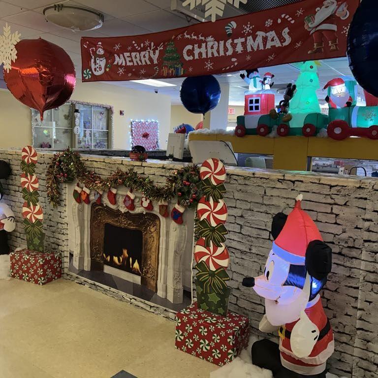 Home of the Innocents Christmas decorating